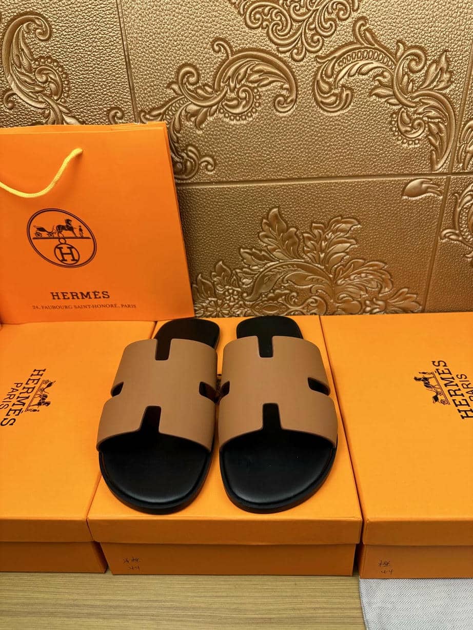 Hermes Man Slippers-2